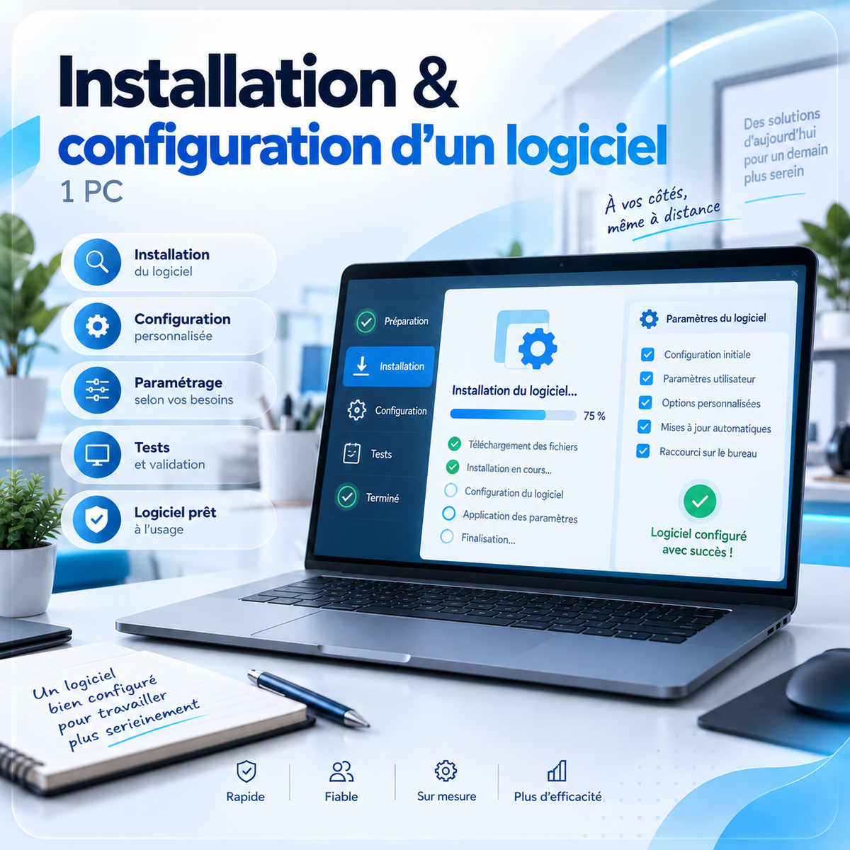 Installation et configuration d’un logiciel